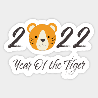 2022 Year of the Tiger Sticker